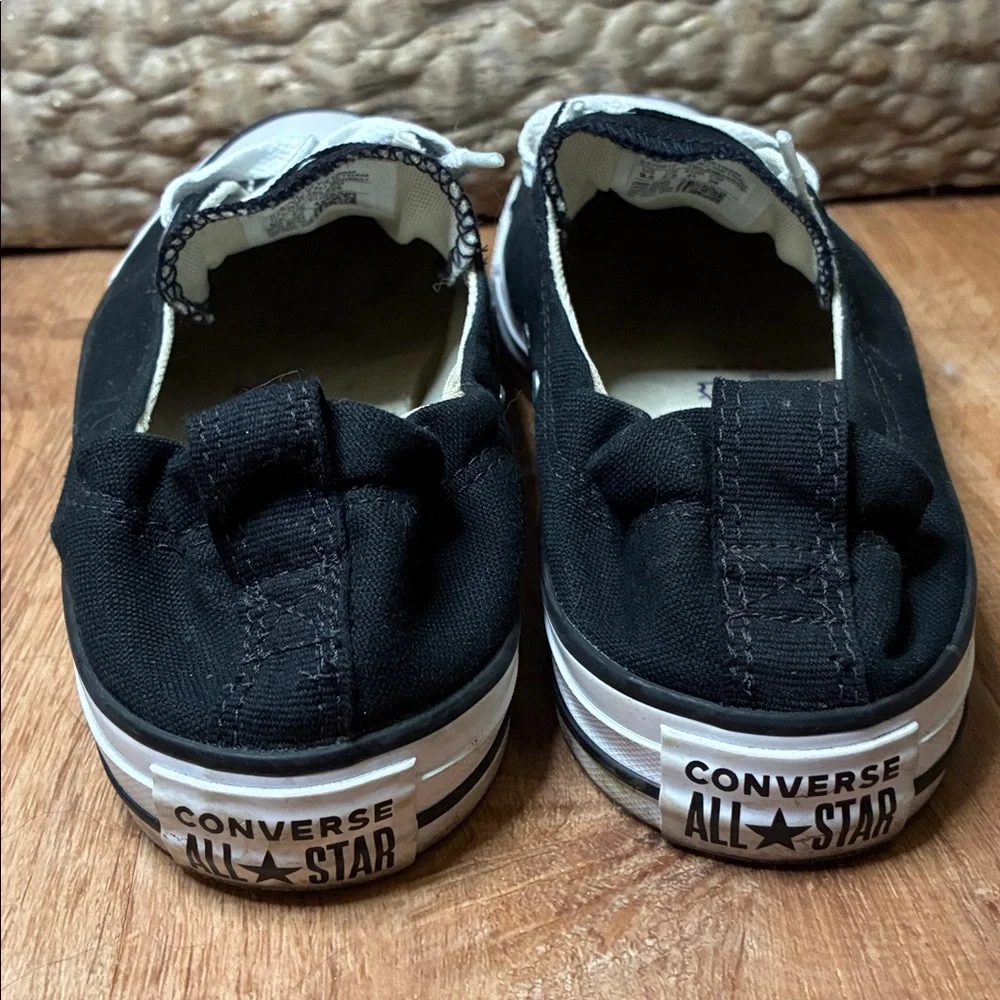 Converse Chuck Taylor All Star Shoreline Slip On Sneakers Black Women’s 9.5 - Picture 5 of 8